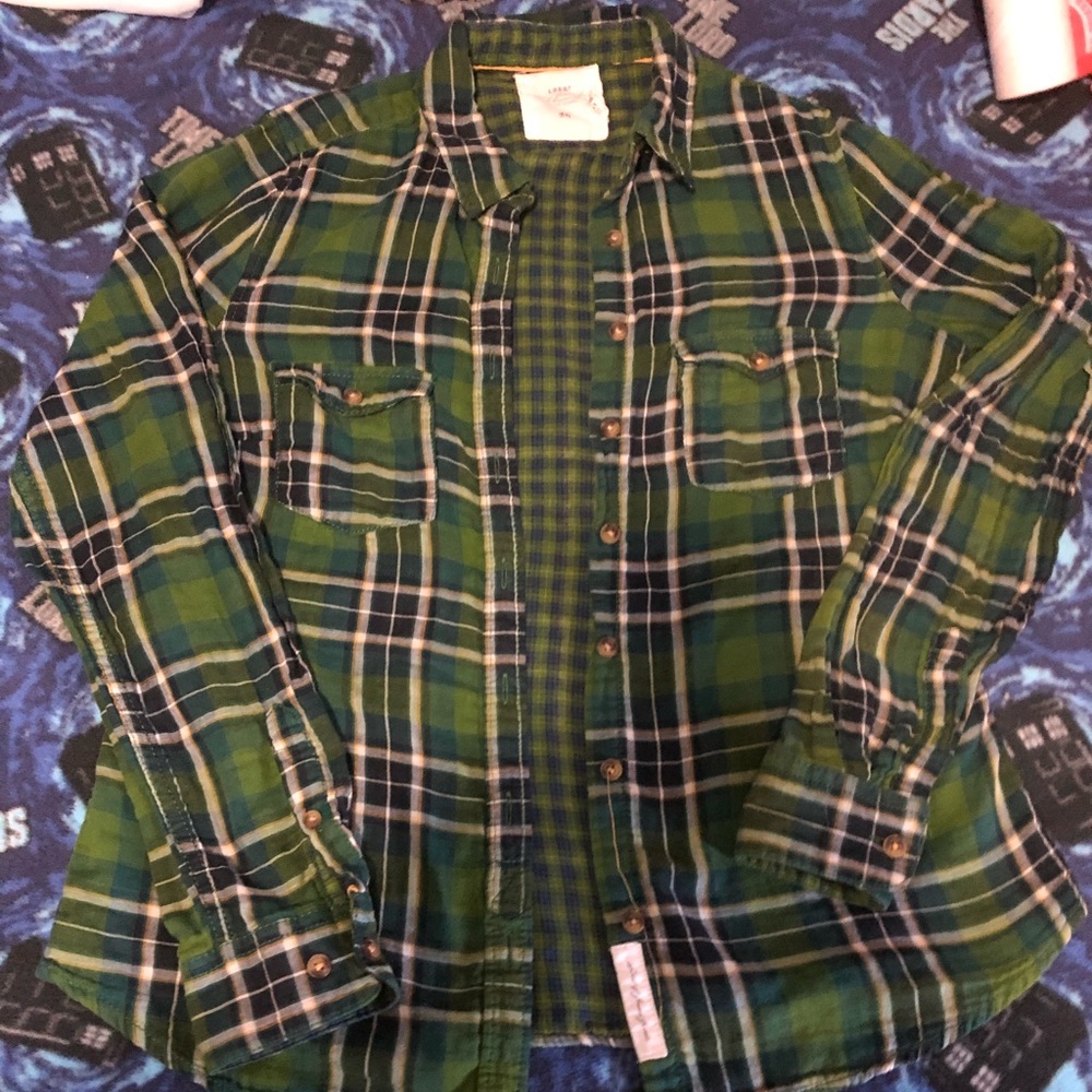 H&M button down plaid shirt